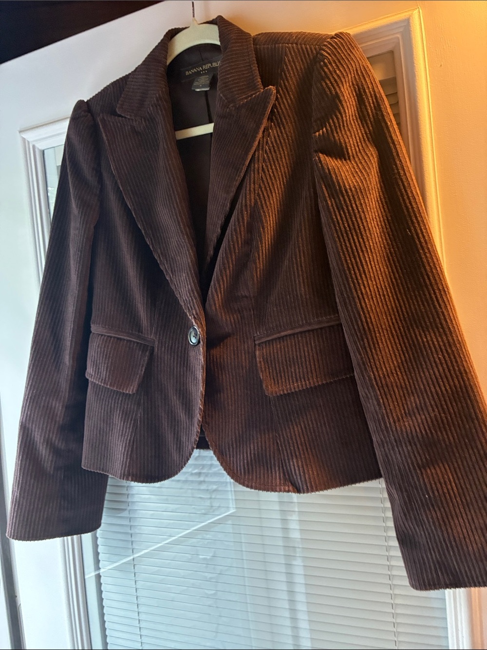 Banana Republic Brown Corduroy Blazer